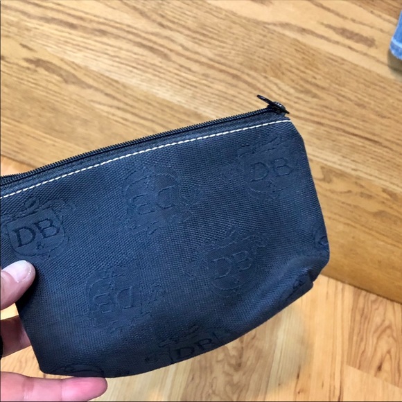 DOONEY & BOURKE | VINTAGE DB BLUE EAST WEST SIGNATURE COIN CARD PURSE SMALL - Picture 4 of 16